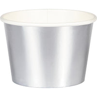 96 pc Bulk Silver Foil Treat Cups