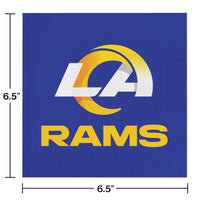 Los Angeles Rams Luncheon Napkin (16/Pkg)