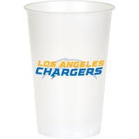 96/Case Bulk Los Angeles Chargers 20 oz Plastic Cups
