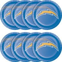 Los Angeles Chargers Dinner Plate (8/Pkg)