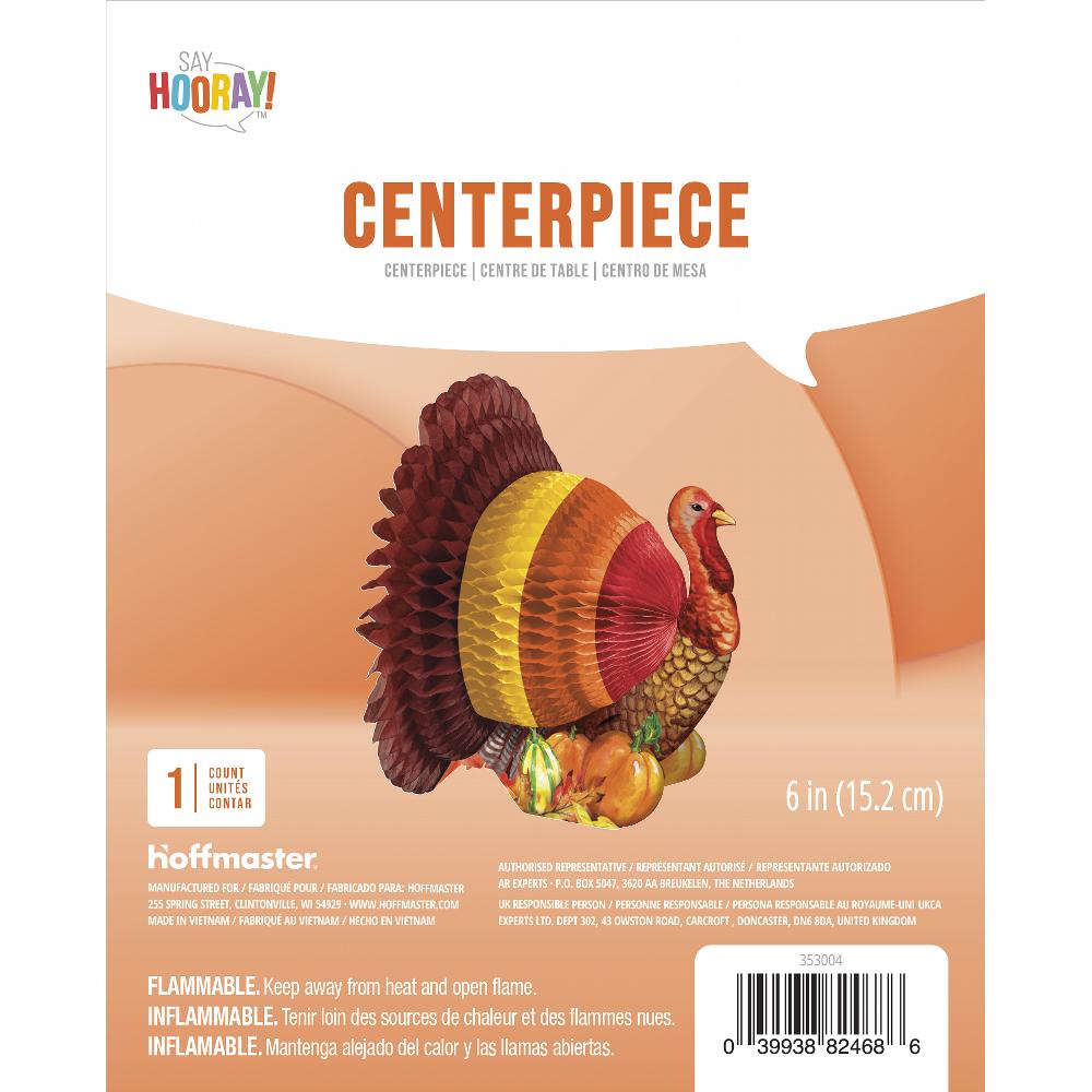 12 pc Bulk 6" Turkey Thanksgiving Centerpieces