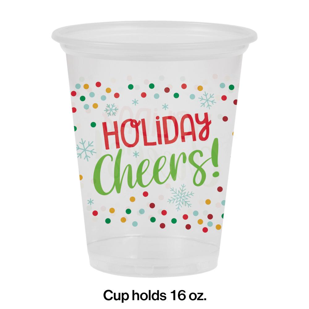 16Oz Plastic Cup, Clear, 8 ct Party Supplies by Creative Converting