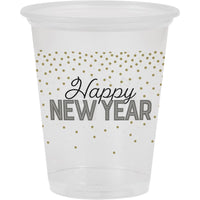 96 pc Bulk Happy New Year Plastic Cups