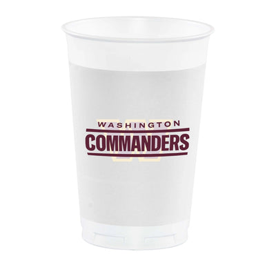 96/Case Bulk Washington Commanders Plastic Cup, 20oz