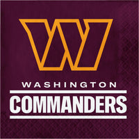 Bulk Case of Washington Commanders Luncheon Napkin