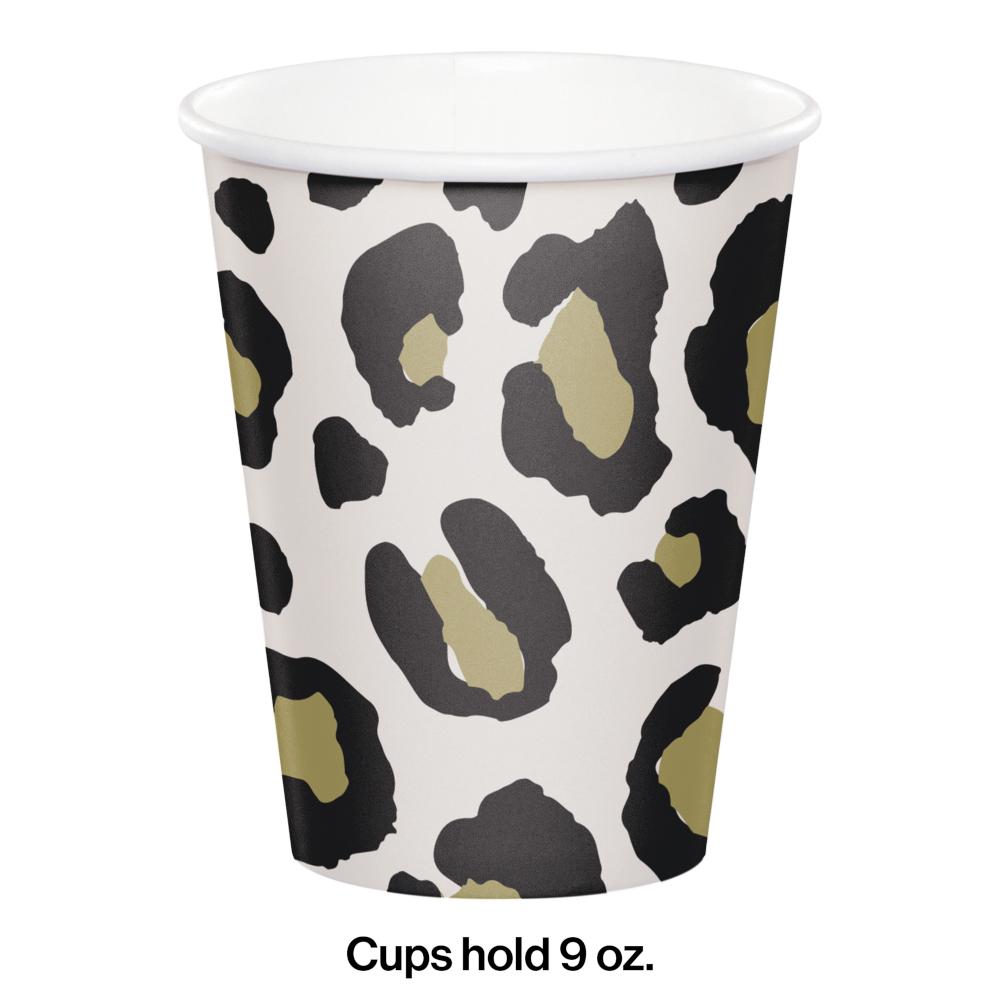 96ct Bulk Leopard Paper Cups