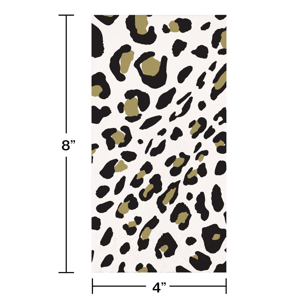 192ct Bulk Leopard Dinner Napkins
