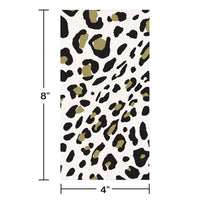 192ct Bulk Leopard Dinner Napkins