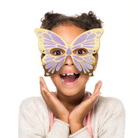 48ct Bulk Golden Butterfly Paper Masks