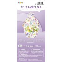 Easter Cello Basket Bag, Easter Toss 1ct by Creative Converting
