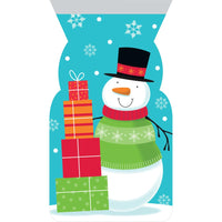 144 pc Bulk Snowman Favor Bags with Zipper