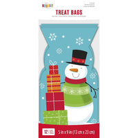 144 pc Bulk Snowman Favor Bags with Zipper