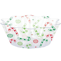 12 pc Bulk Christmas Candy Fluted Bowl