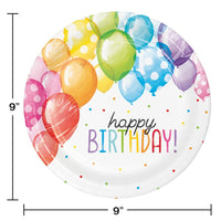 Balloon Bash Dinner Plate 8ct