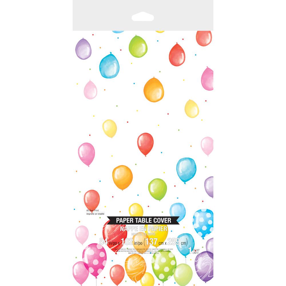 6 pc Bulk Balloon Bash Paper Table Covers