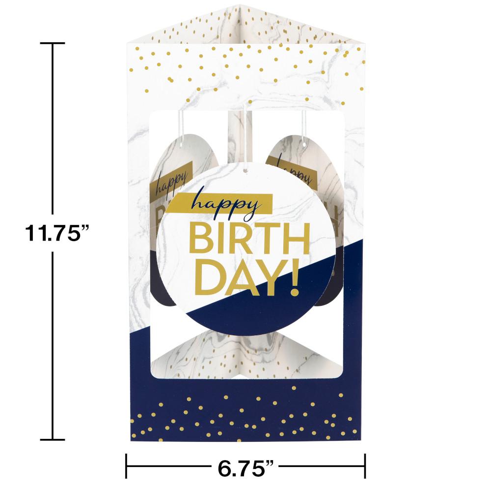 18ct Bulk Navy and Gold Birthday Centerpiece Stands