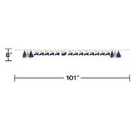 12ct Bulk Navy and Gold Birthday Banners