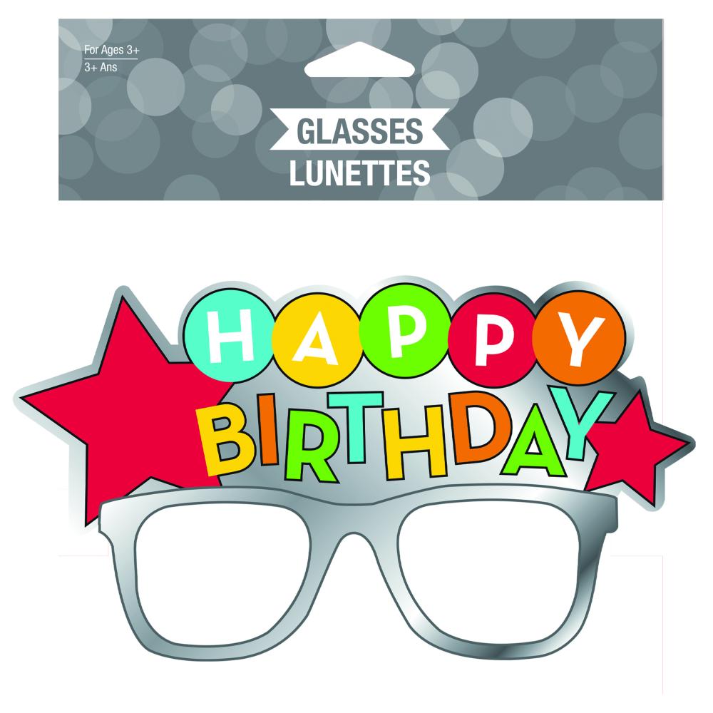 Birthday Favor, Glasses 1ct