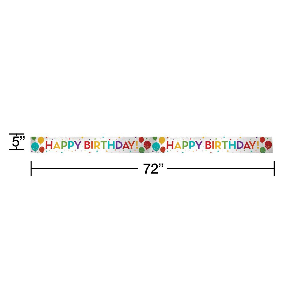 Birthday Foil Banner 1ct