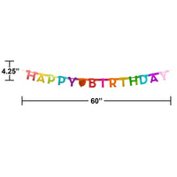Birthday Jointed Banner, Foil 1ct