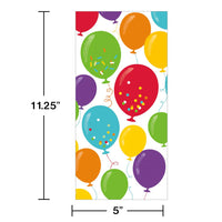 240ct Bulk Colorful Balloon Large Cello Bags