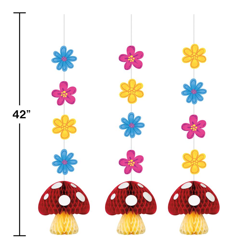 36ct Bulk Party Gnomes Hanging Cutouts