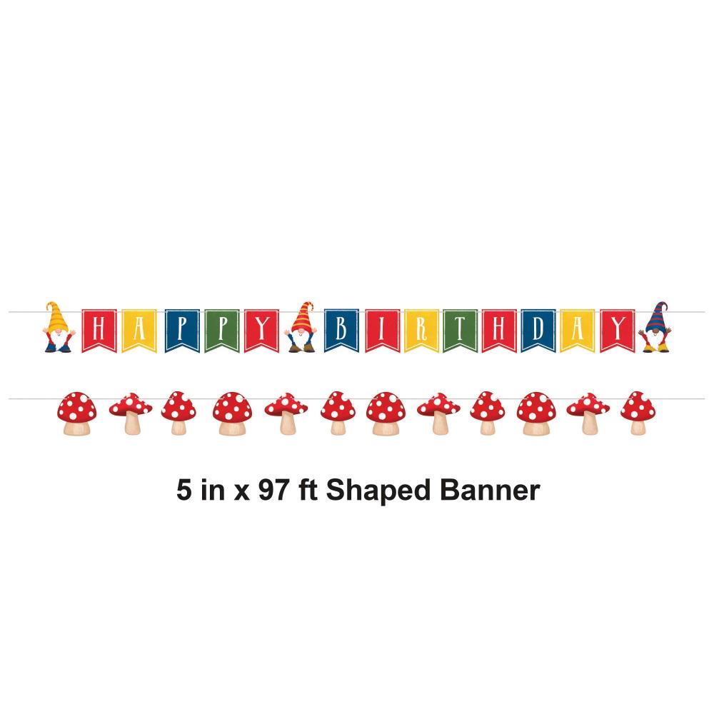 24ct Bulk Party Gnomes Banners