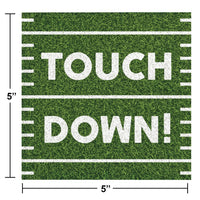 192 pc Bulk Football Fun Touchdown Beverage Napkins