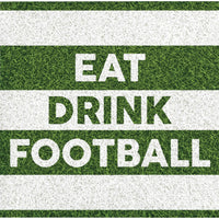 192 pc Bulk Eat Drink Football Beverage Napkins