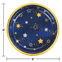 96ct Bulk Starry Night Dinner Plates