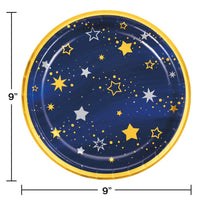 96ct Bulk Starry Night Dinner Plates