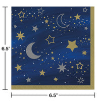 192ct Bulk Starry Night Luncheon Napkins