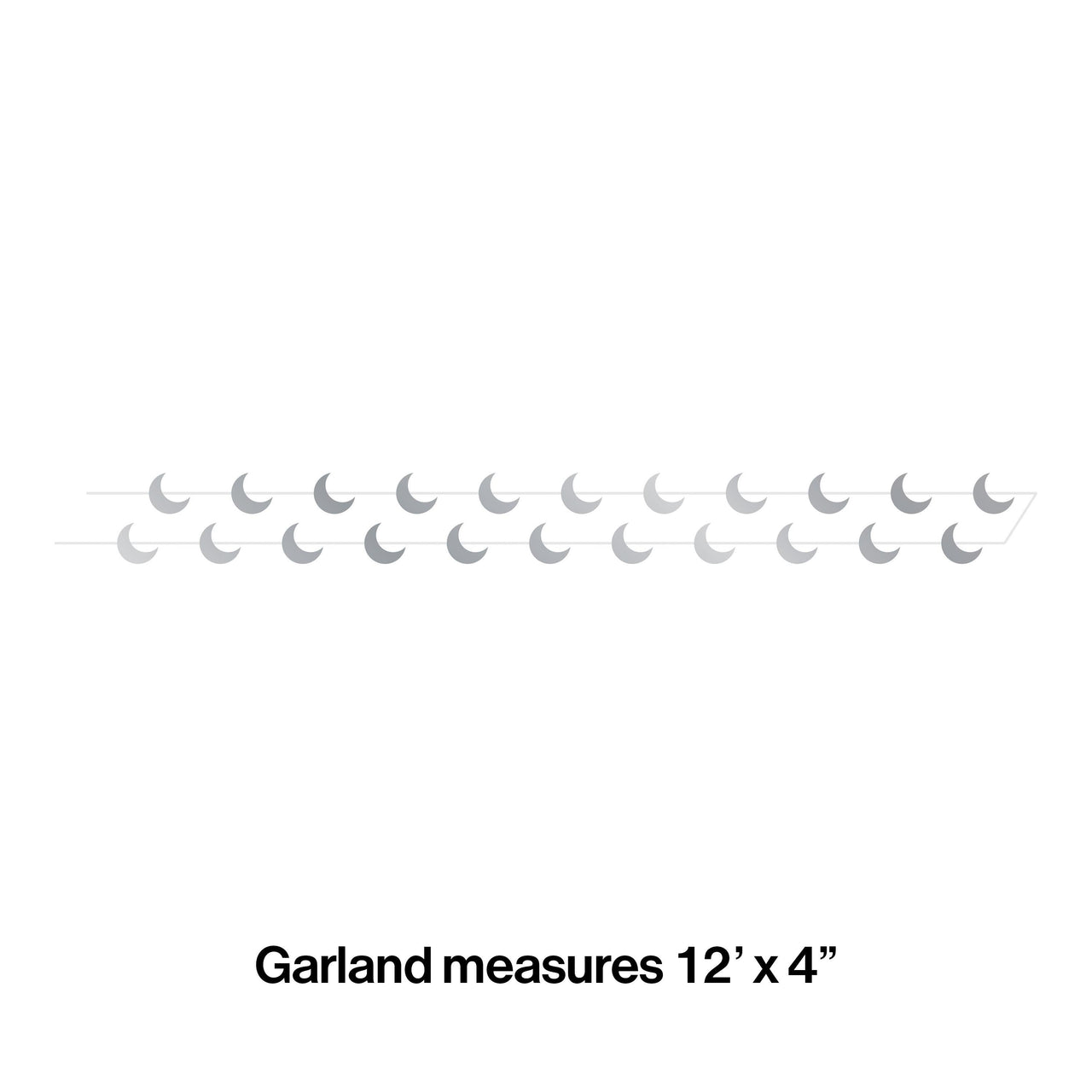 12ct Bulk Starry Night Moon Garlands