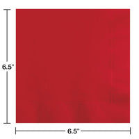 900 pc Bulk Classic Red 2 Ply Luncheon Napkins