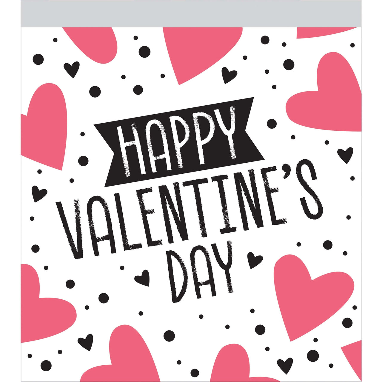 120 pc Bulk Happy Valentine's Day Sandwich Bag with Zipper