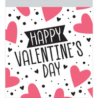 120 pc Bulk Happy Valentine's Day Sandwich Bag with Zipper