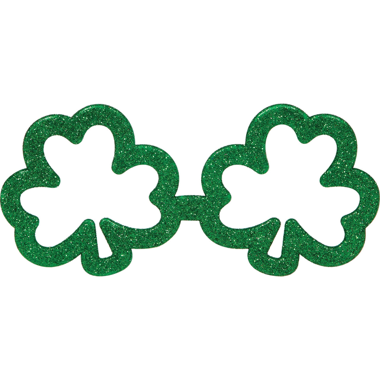St Pats Decor Shamrocks Glasses Party Favor