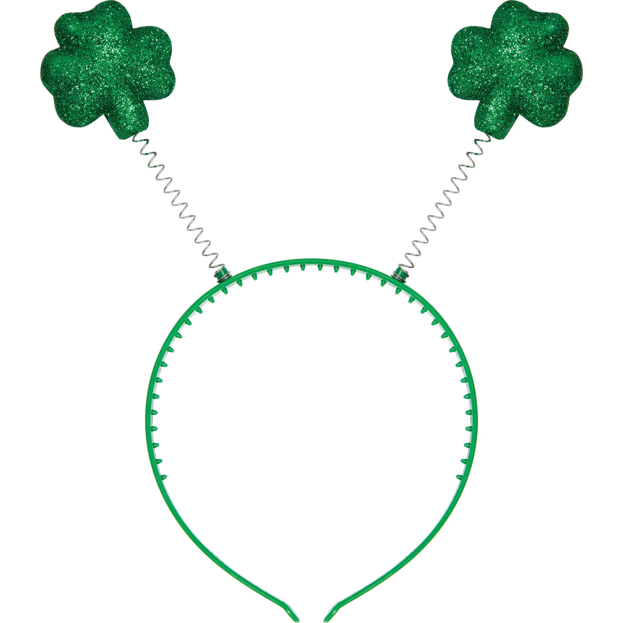 12 pc Bulk St. Patrick's Day Plastic Headbands w/ Glitter