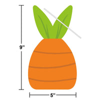 240 pc Bulk Easter carrot Cello Bag with Twist Ties