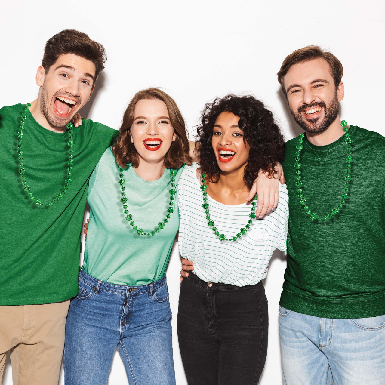 St Pats Decor Party Beads (3/Pkg)