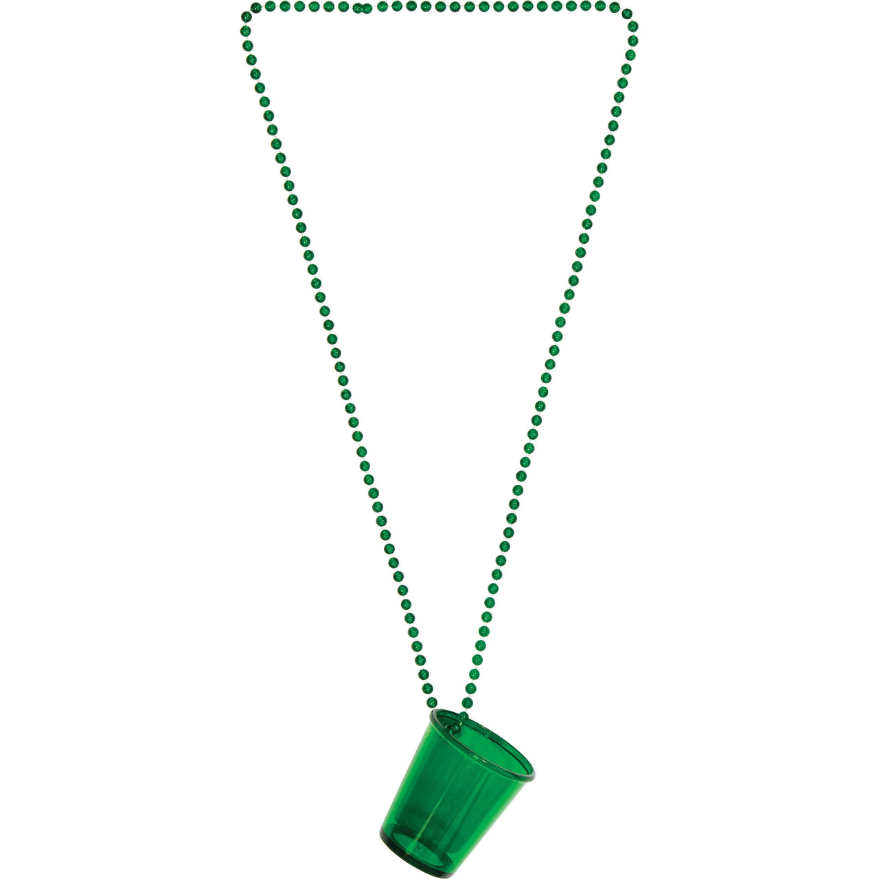 24 pc Bulk St. Pats Necklace w/ Shot Glass Favor