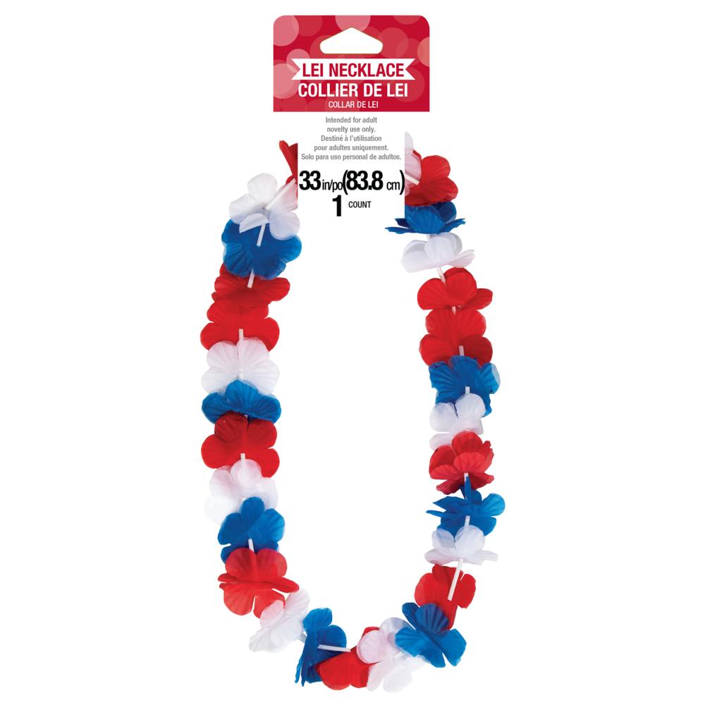 Bulk Case of Patriotic Lei Favor