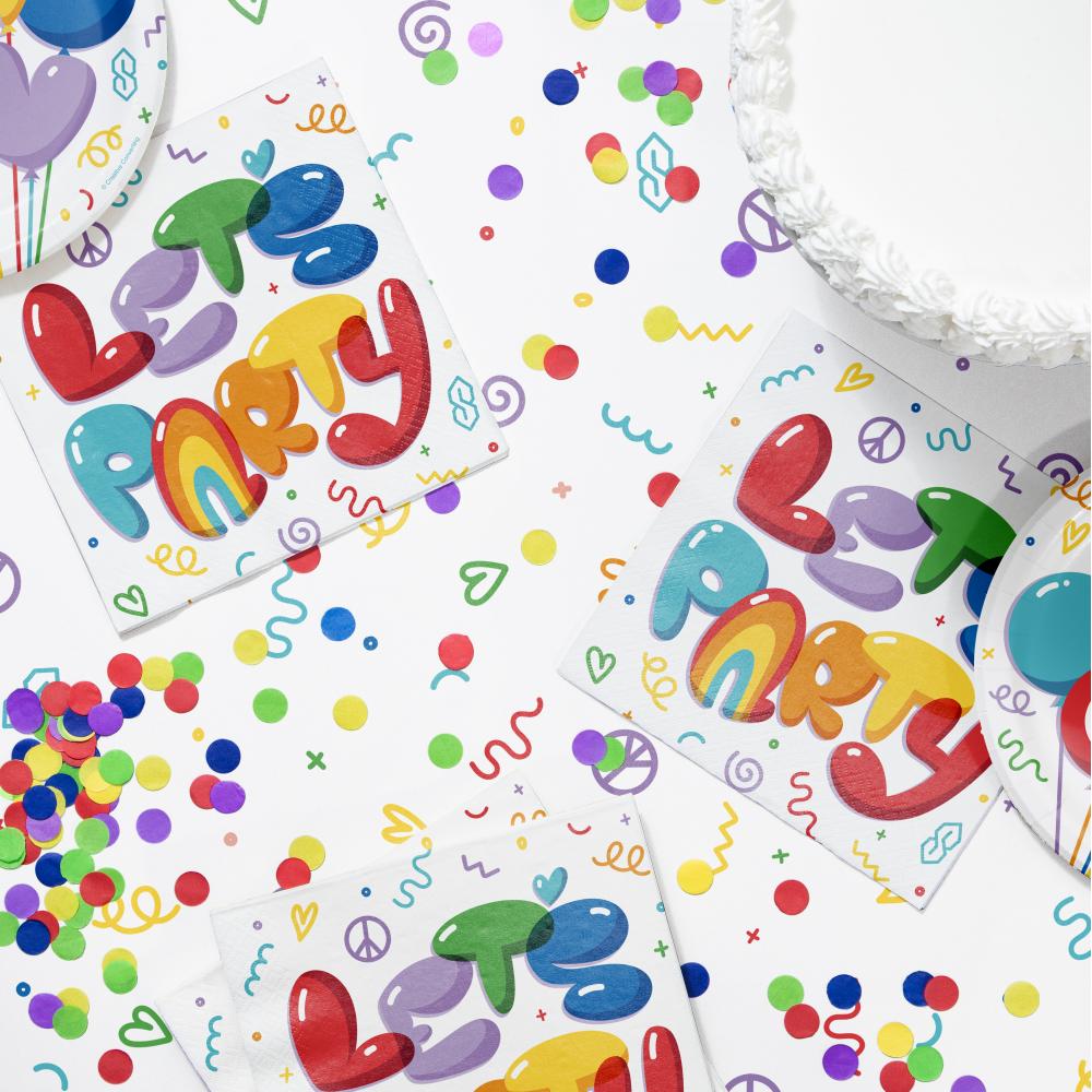 Bubbly Birthday 2-Ply Paper Luncheon Napkin (16/Pkg)