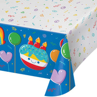 Bubbly Birthday Paper Tablecover, 54