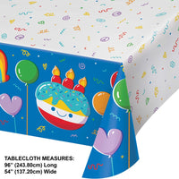 Bubbly Birthday Paper Tablecover, 54