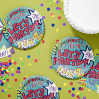 Graffiti Party 6.75 inch Paper Luncheon Plate (8/Pkg)