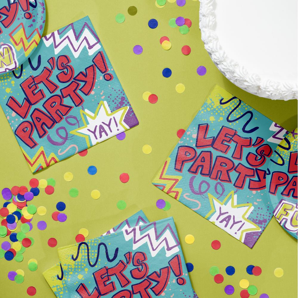 Graffiti Party 2-Ply Paper Luncheon Napkin (16/Pkg)