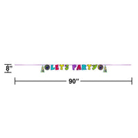 Graffiti Party Letter Banner w/ Tassels (1/Pkg)