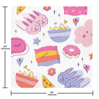 Sweet Dreams 2-Ply Paper Luncheon Napkin (16/Pkg)