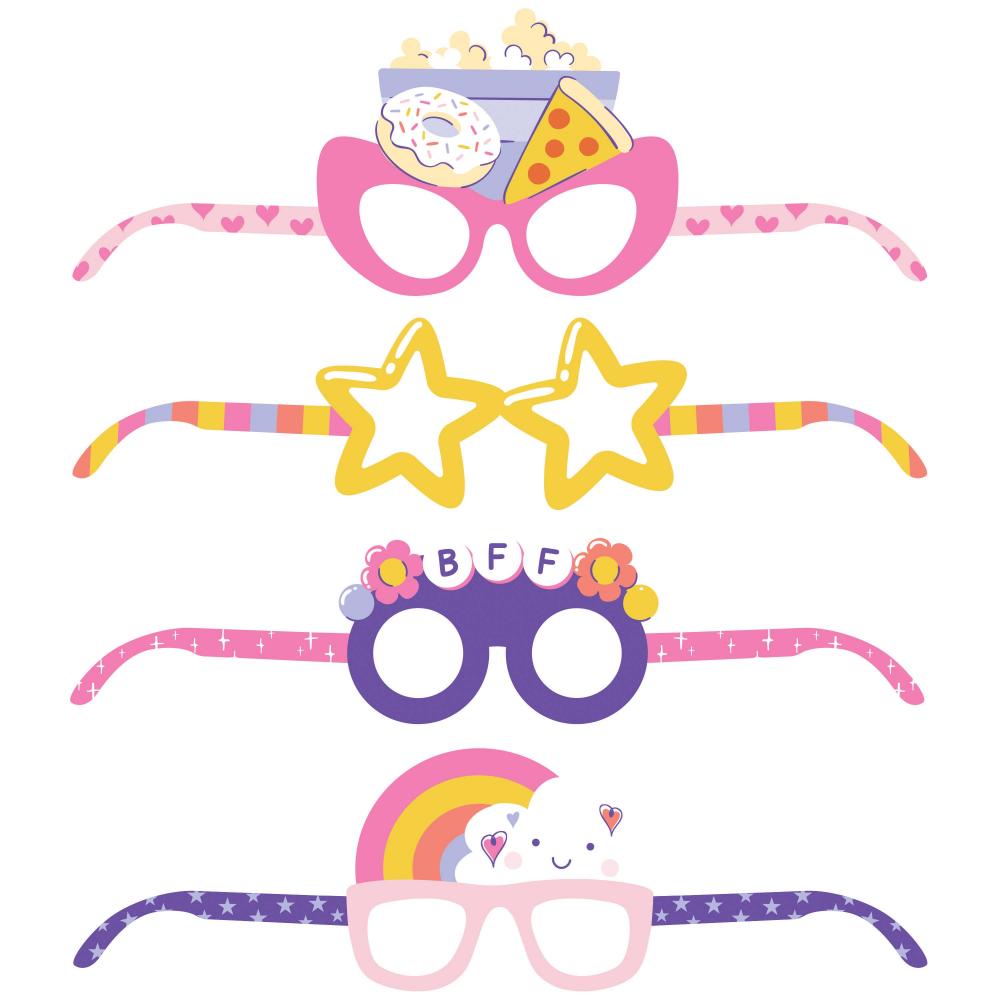 Sweet Dreams Paper Glasses (4/Pkg)